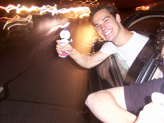 Even outside the car speeding along at 70 mph